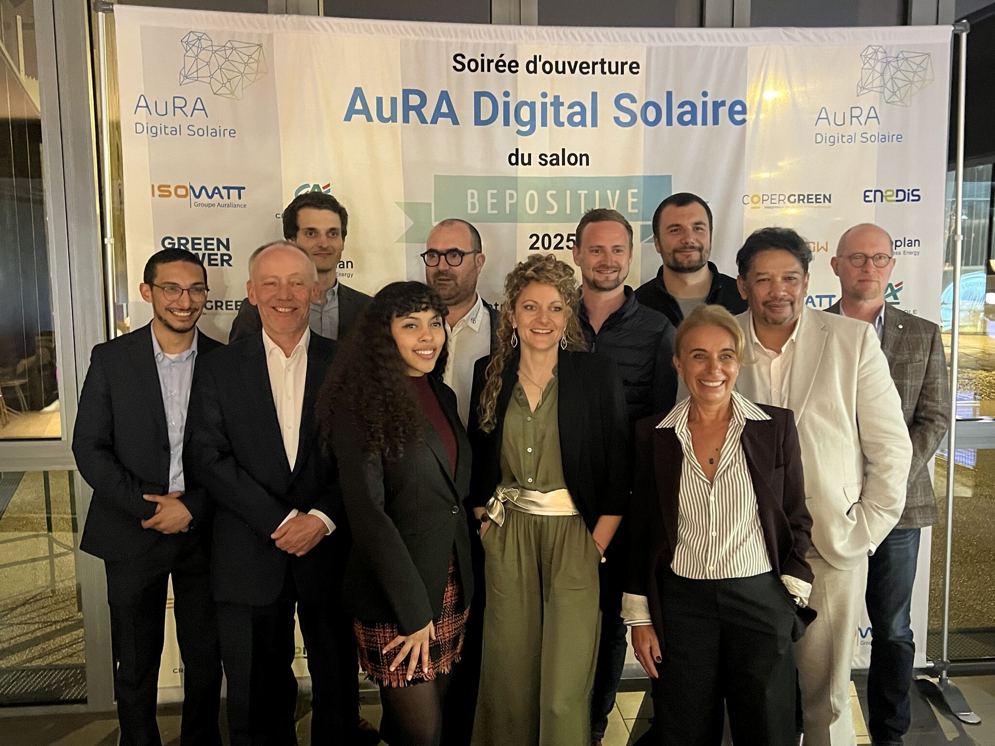 Lire la suite à propos de l’article Soirée inaugurale, Salon BEPOSITIVE, organisée par  AuRA Digital Solaire