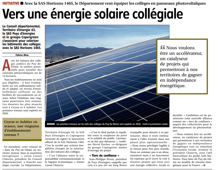 Lire la suite à propos de l’article PRESSE ?️ – Merci La Montagne
